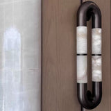 Luma Arc Twin Alabaster Sconce