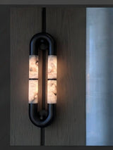 Luma Arc Twin Alabaster Sconce