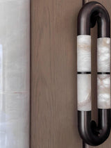 Luma Arc Twin Alabaster Sconce