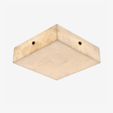 Luma Alabaster Square Flush Mount