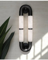 Luma Arc Twin Alabaster Sconce