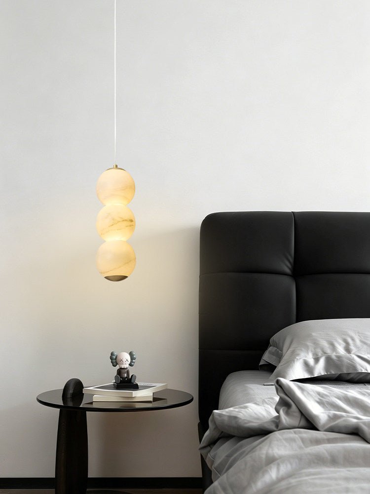 Luminous Orb Alabaster Pendant Lamp