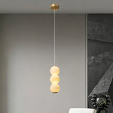 Luminous Orb Alabaster Pendant Lamp