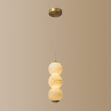 Luminous Orb Alabaster Pendant Lamp