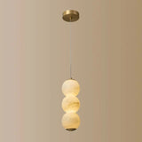 Luminous Orb Alabaster Pendant Lamp