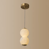 Luminous Orb Alabaster Pendant Lamp