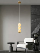 Luminous Orb Alabaster Pendant Lamp