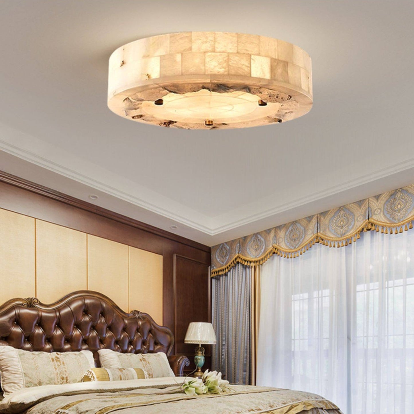 Luriel Alabaster Flush Mount