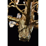 Livio Gemstone Branch Brass Round Chandelier