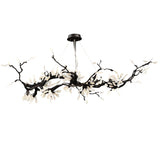 Selenite Crystal Blossom Branching Tree Chandelier