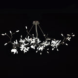 Selenite Crystal Blossom Branching Tree Chandelier
