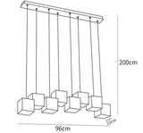 Alabaster Box Pendant Light