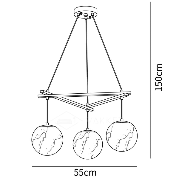 Miira Alabaster Chandelier