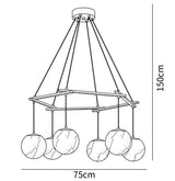 Miira Alabaster Chandelier