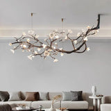 Wanos Crystal Flower Tree Branch Chandelier