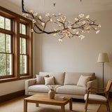 Wanos Crystal Flower Tree Branch Chandelier