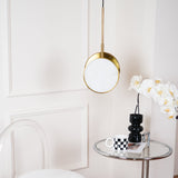 Moonshade Alabaster Pendant Light