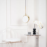 Moonshade Alabaster Pendant Light