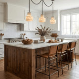 Multi-Tier Chain Drum Alabaster Pendant Lamp