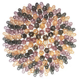 Murano-Style Poliedri Faceted Multicolor Glass Chandelier