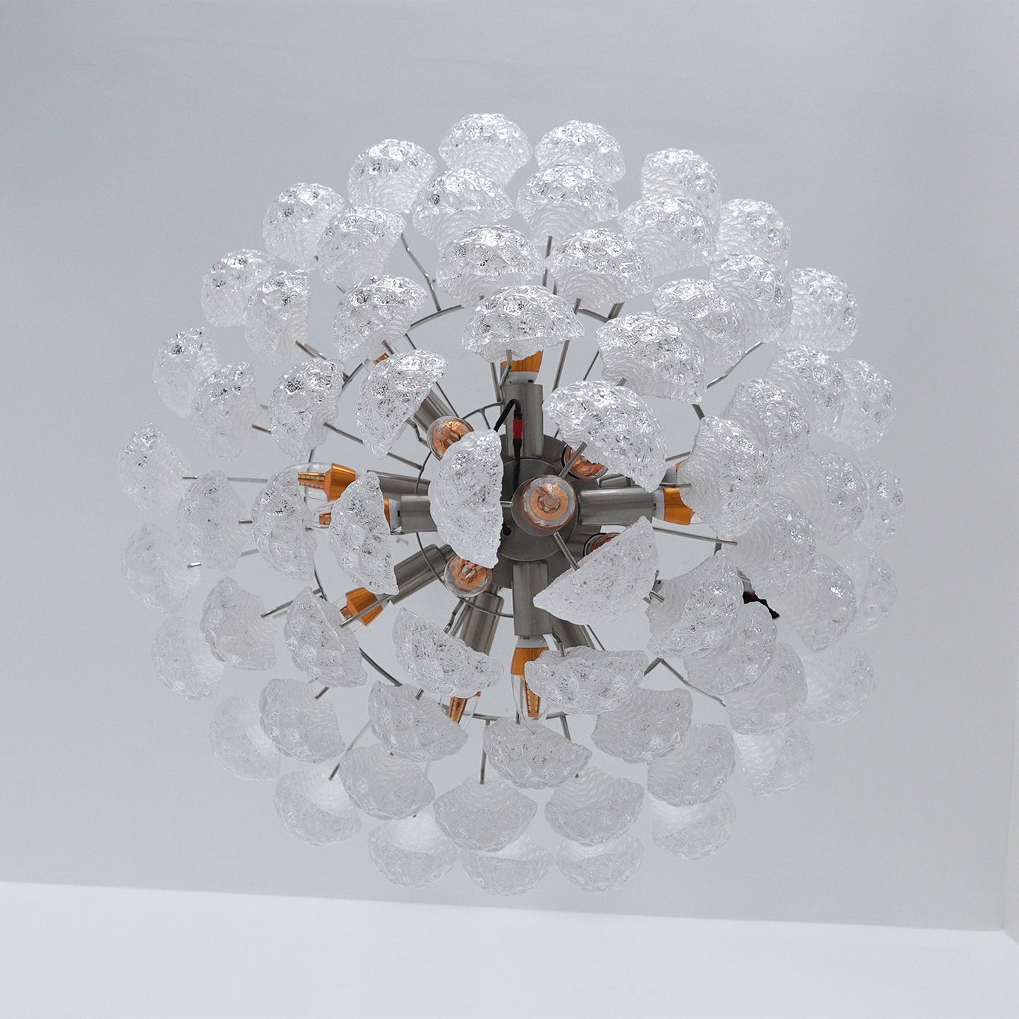 Lucia Murano Glass Round Multi-Tier Chandelier