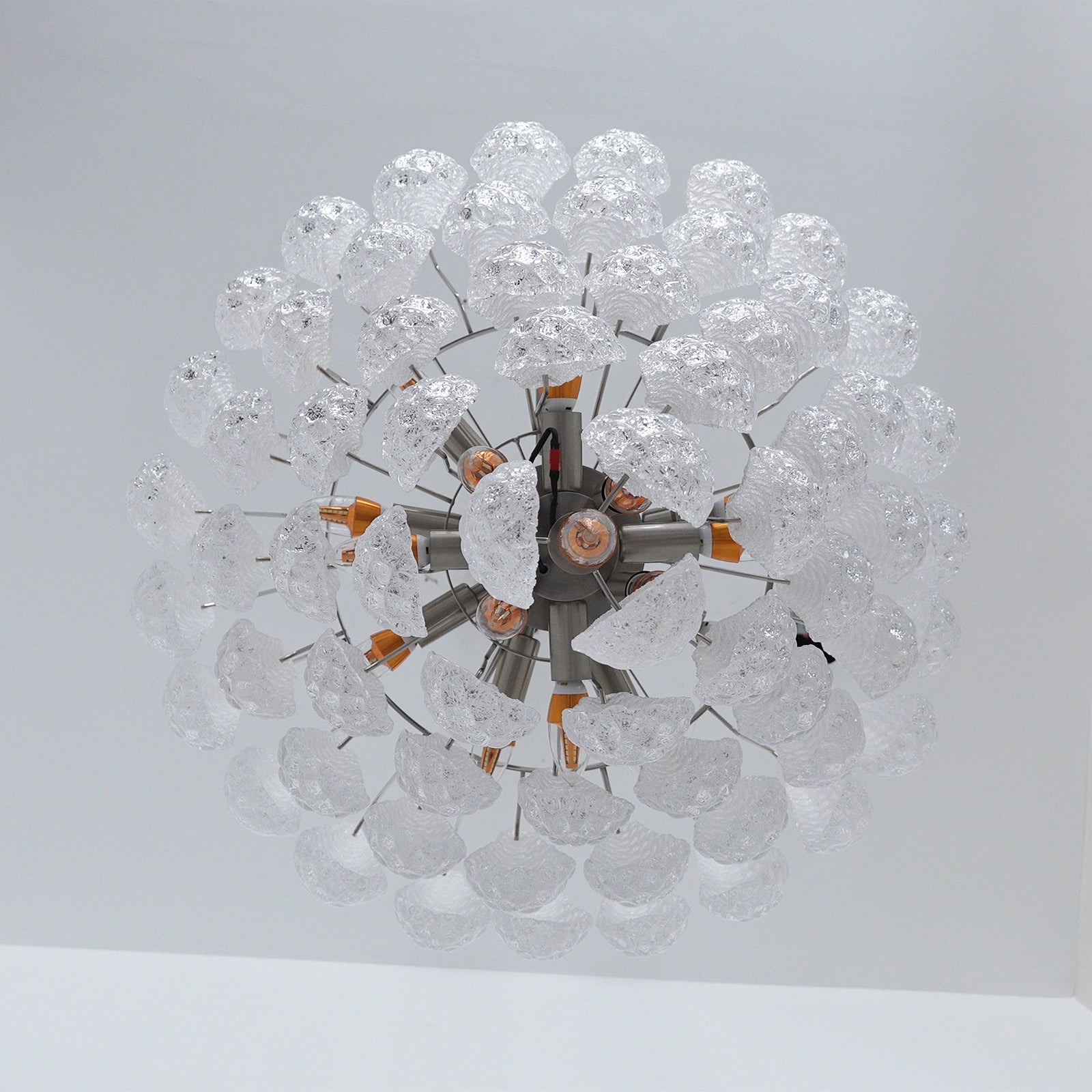 Lucia Murano Glass Round Multi-Tier Chandelier