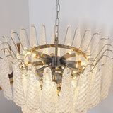 Lucia Murano Glass Round Multi-Tier Chandelier