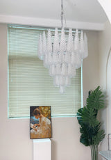 Lucia Murano Glass Round Multi-Tier Chandelier