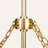 Nadia Glass Chandelier 30" 41"