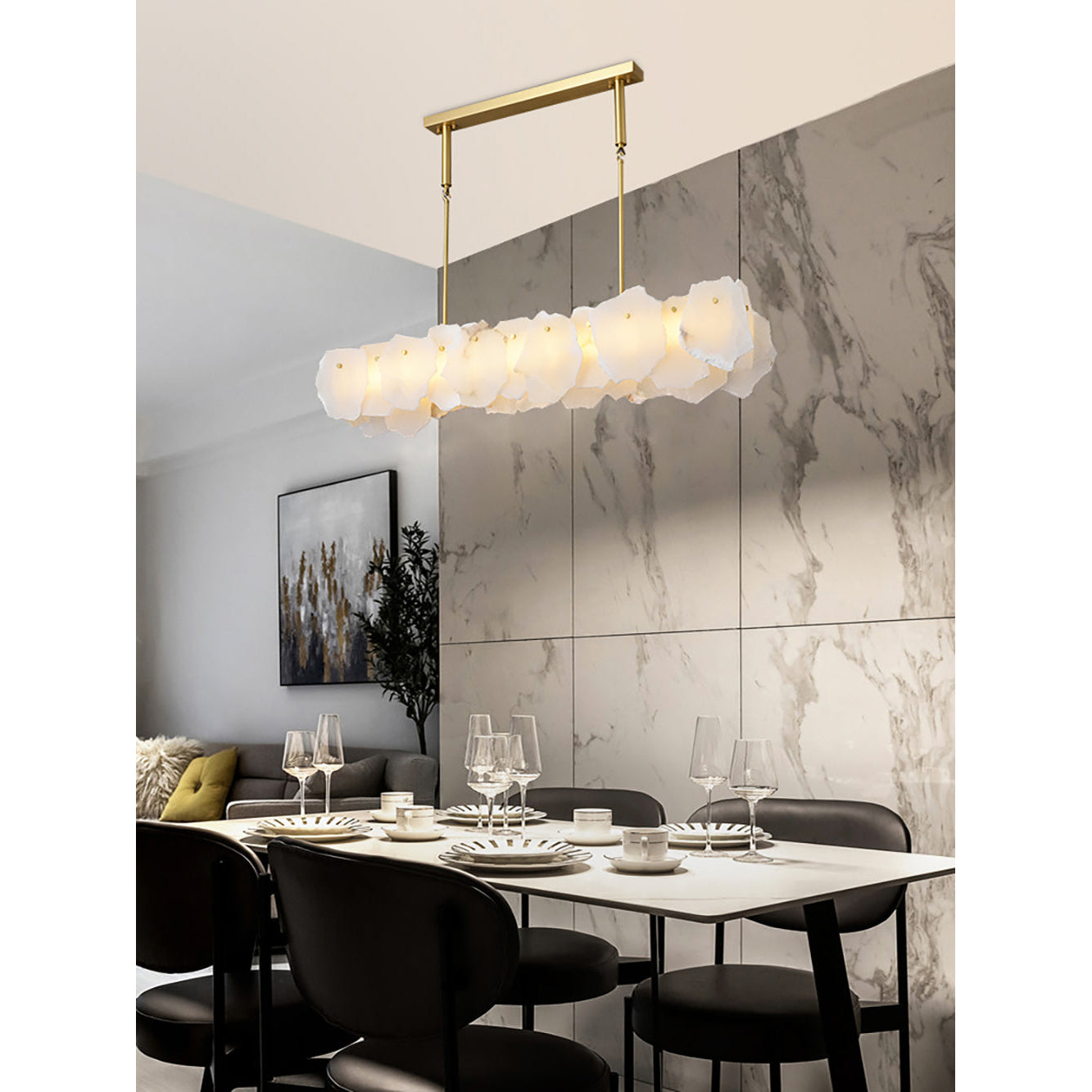 Nasile Alabaster Chandelier