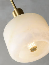 Natural Square Alabaster Chandelier