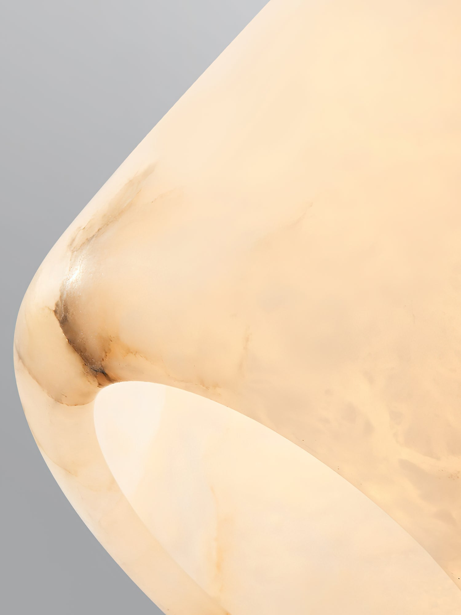 Natural Square Alabaster Chandelier