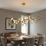 Mona Crystal Flower Branch Chandelier