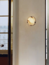 Noema Alabaster Wall Sconce