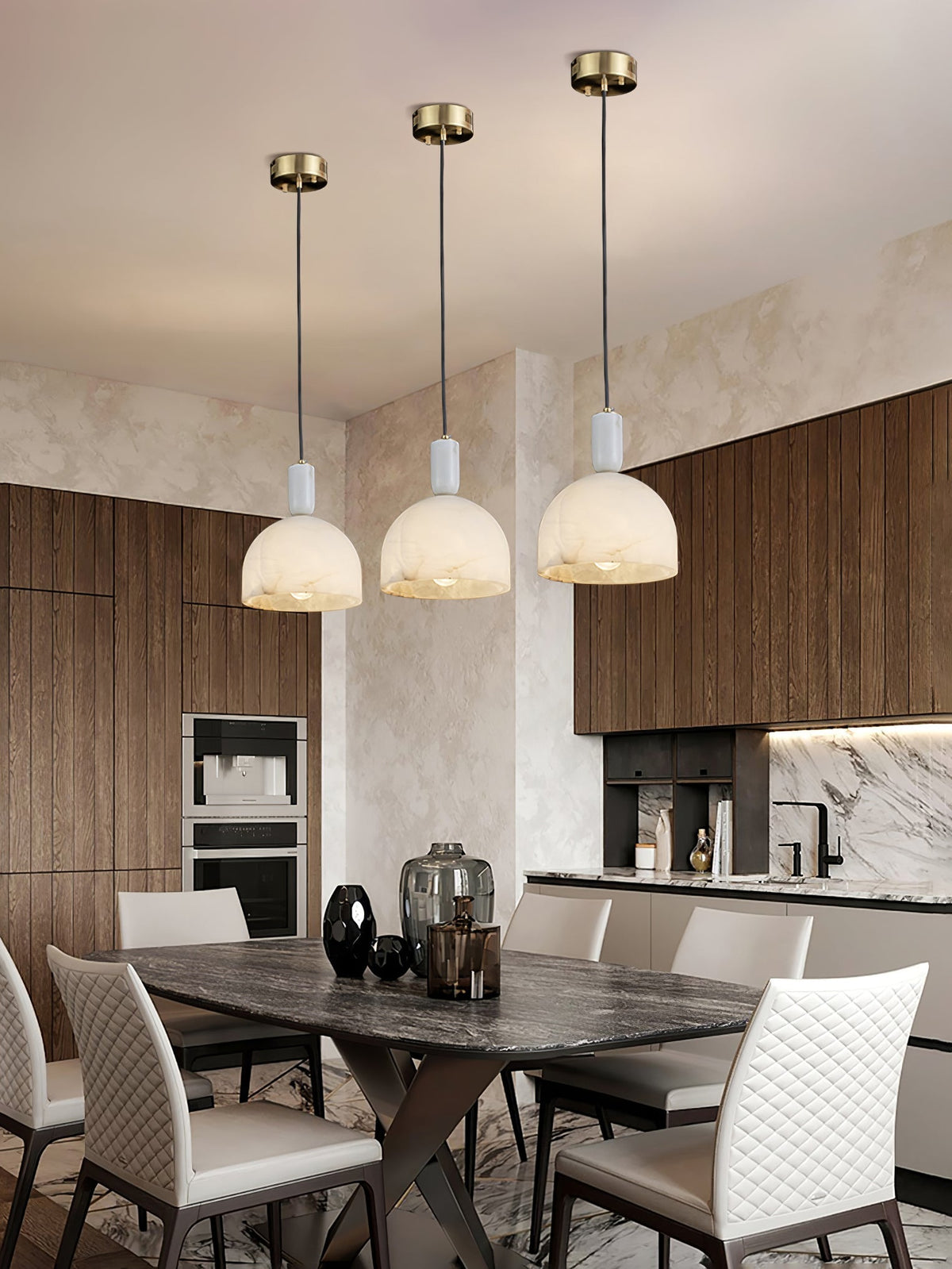 Oki Alabaster Pendant Light