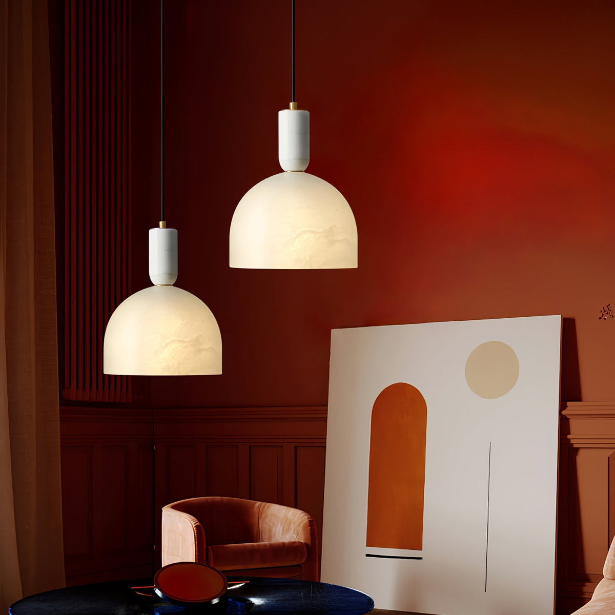 Oki Alabaster Pendant Light