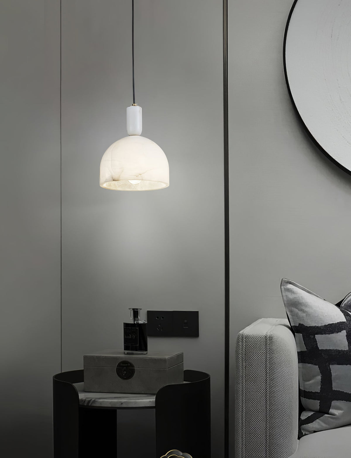 Oki Alabaster Pendant Light