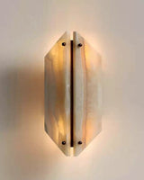 Onyxa Crest Alabaster Wall Lamp