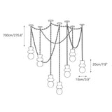 Orba Chain Alabaster Chandelier