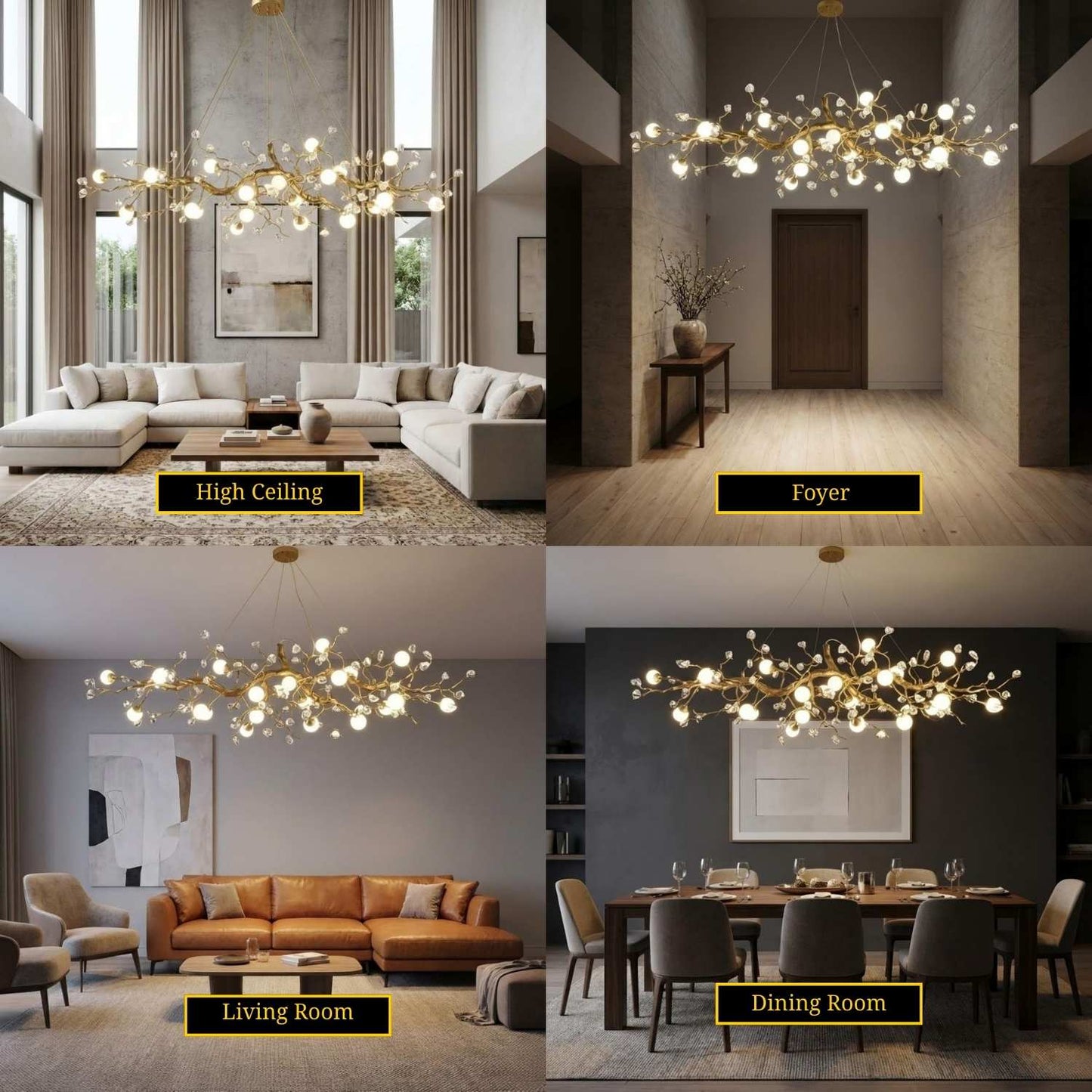 Grio Branch Linear Chandelier