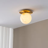 Orrila Dawn Alabaster Sconce