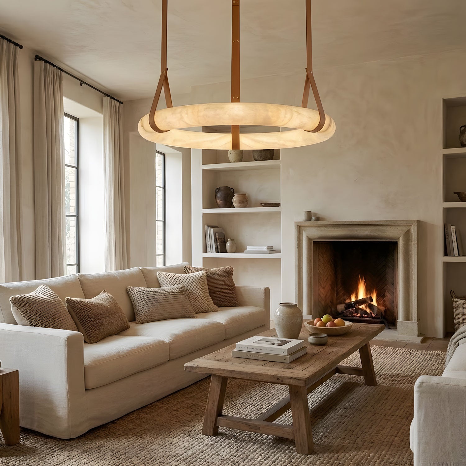 Oslo Alabaster Pendant Light A