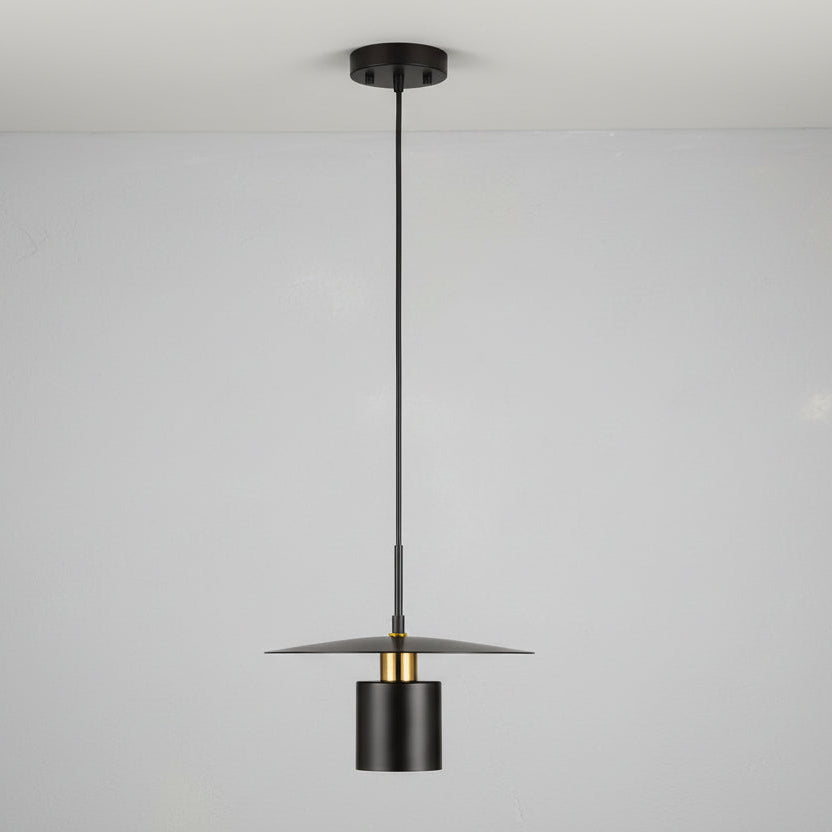 Marzen Slim Brass Accent Pendant - CasaraHouse