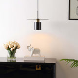Marzen Slim Brass Accent Pendant - CasaraHouse