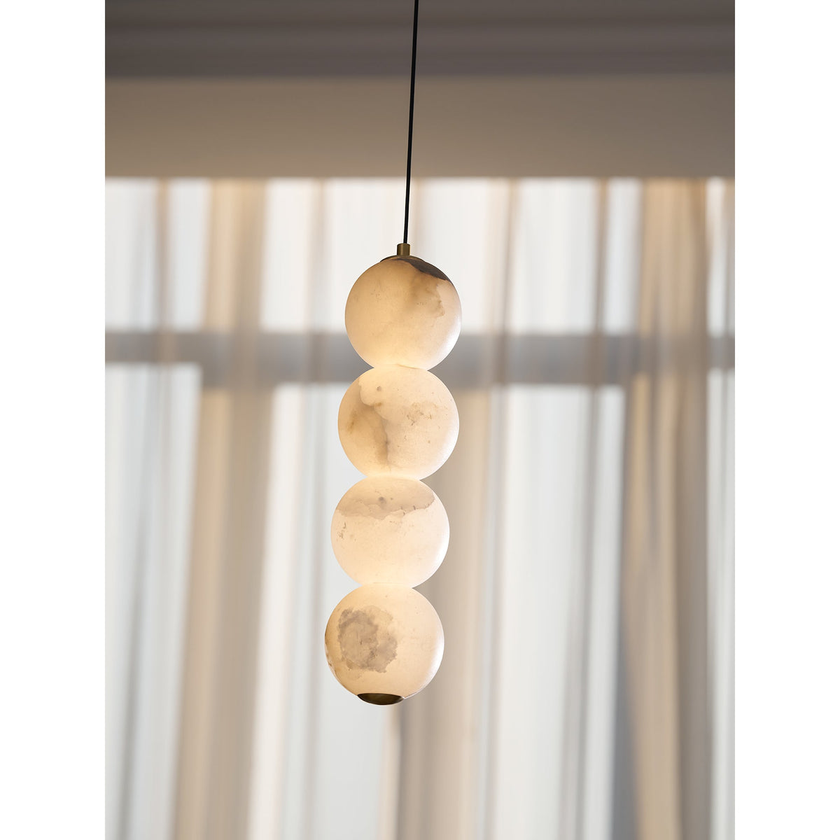Pearl Alabaster Pendant Light