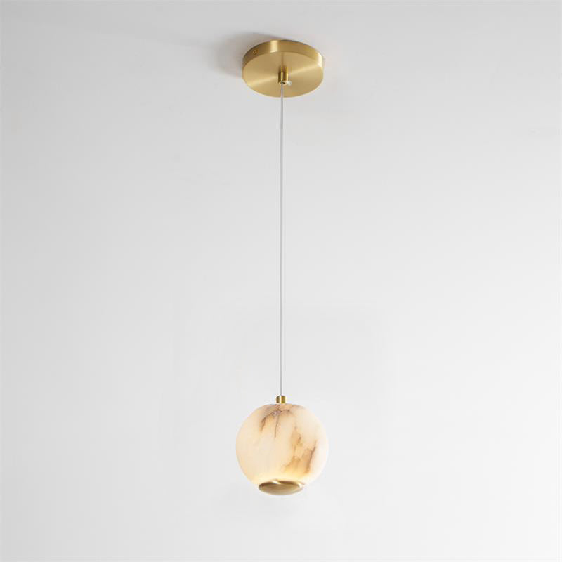 Pearl Alabaster Pendant Light