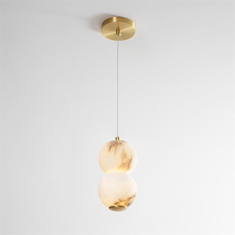 Pearl Alabaster Pendant Light