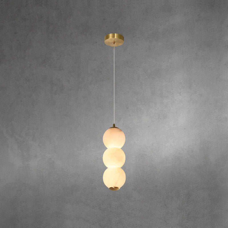 Pearl Alabaster Pendant Light
