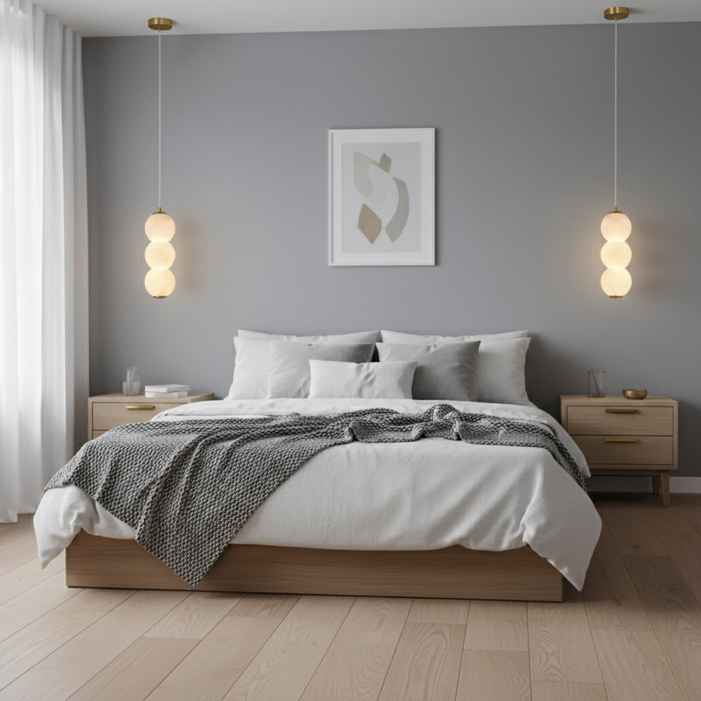 Pearl Alabaster Pendant Light