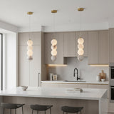 Pearl Alabaster Pendant Light